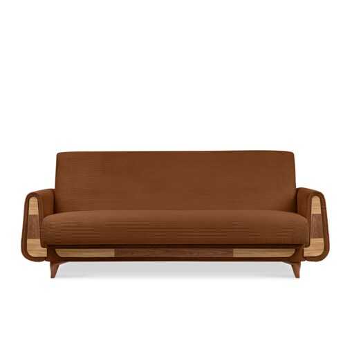 KONSIMO GUSTAVO II Sofa 3-osobowa, kolor Pomarańczowy