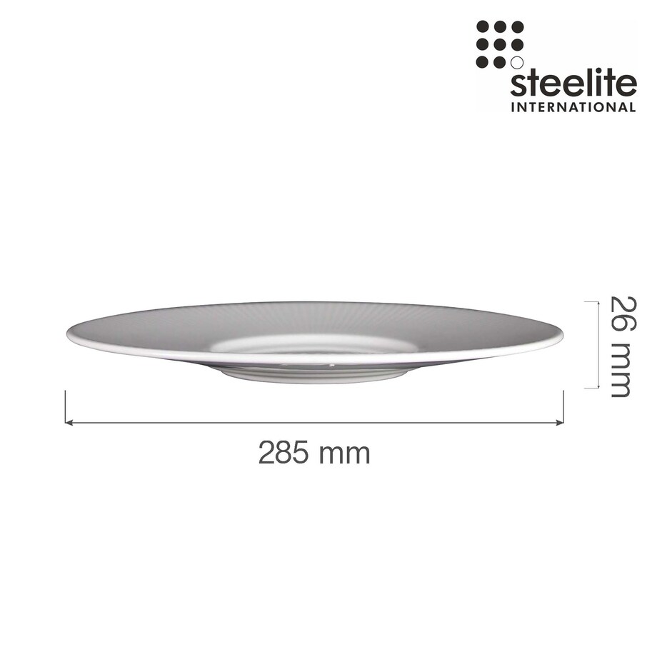 Talerz Gourmet z małym rantem Willow 285 mm