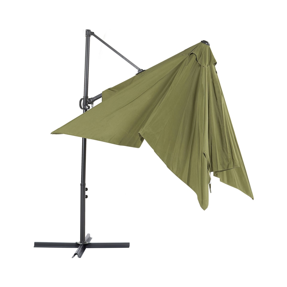 Parasol ogrodowy na wysięgniku 245 cm MONZA II Oliwkowy