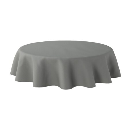 Obrus okrągły 130 x 130 cm szary
