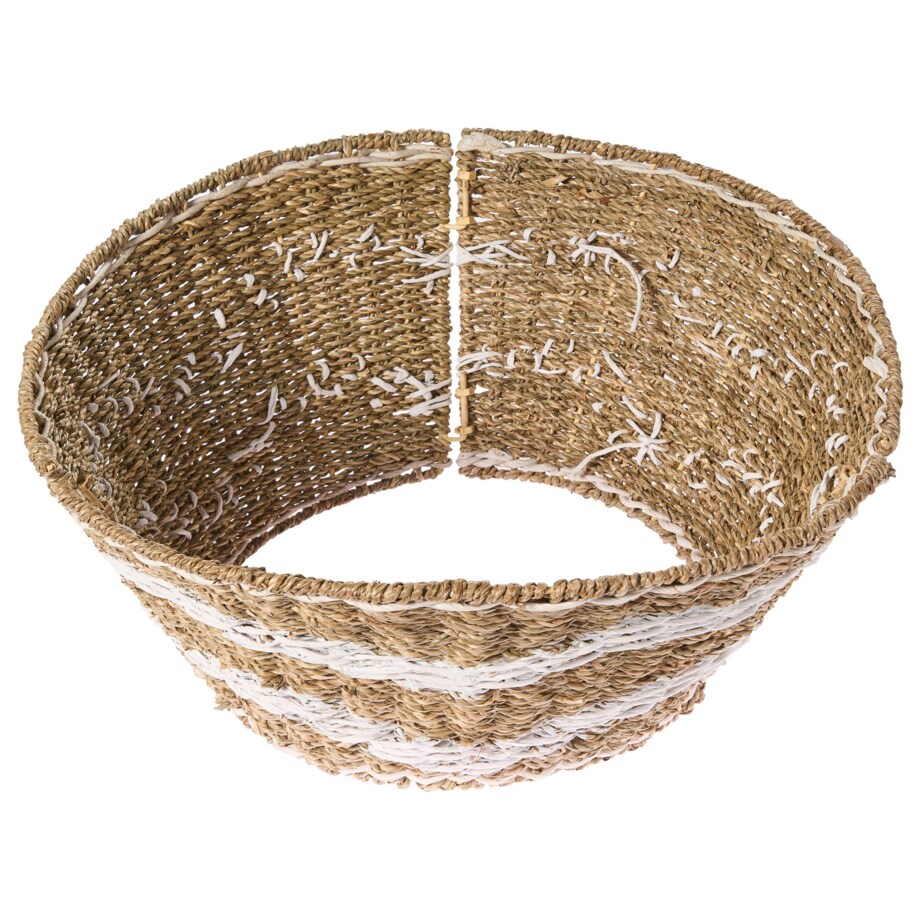 Osłonka pod choinkę HIVER Trawa morska Naturalny 51 cm