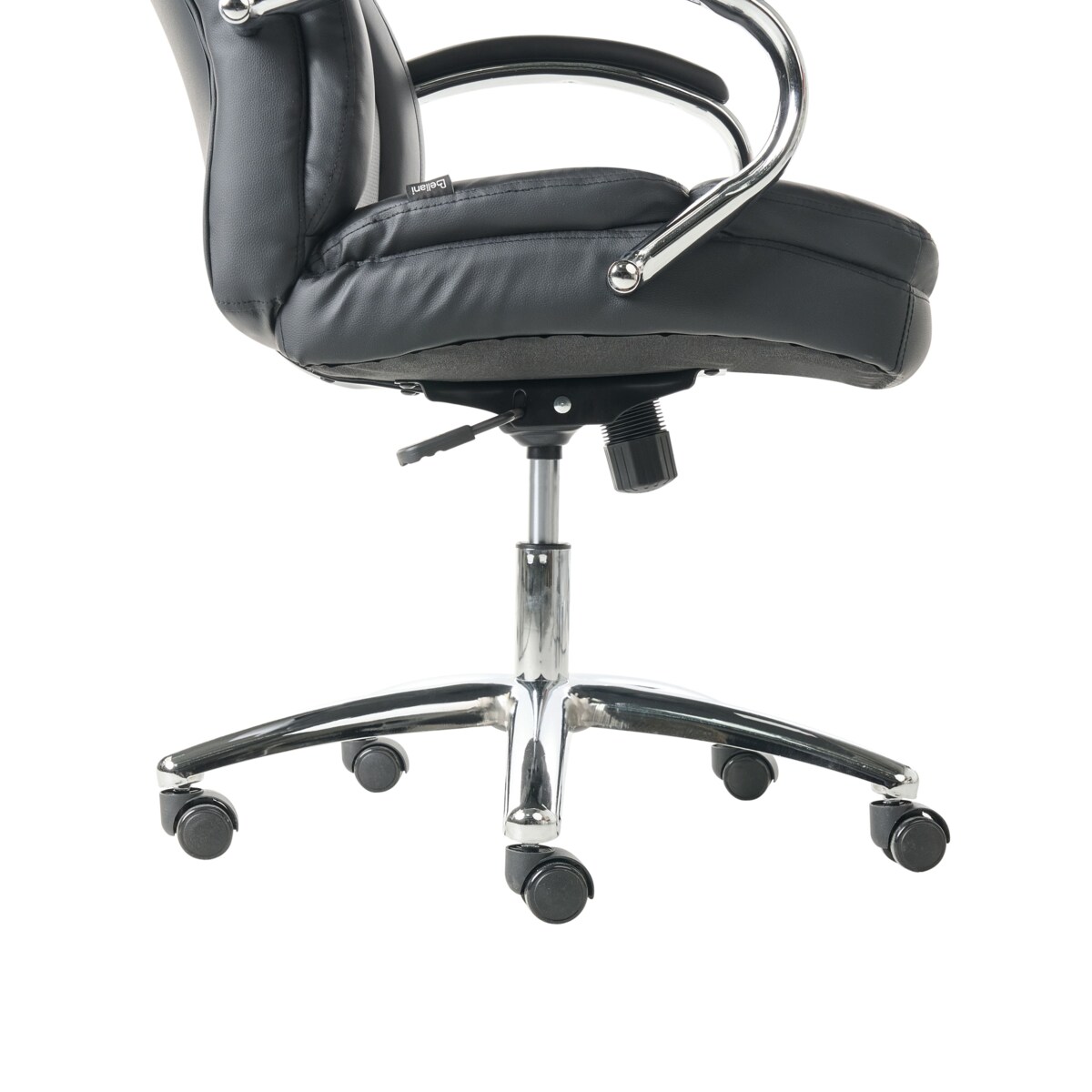 Fotel biurowy Obrotowy HONOR Ekoskóra Czarny