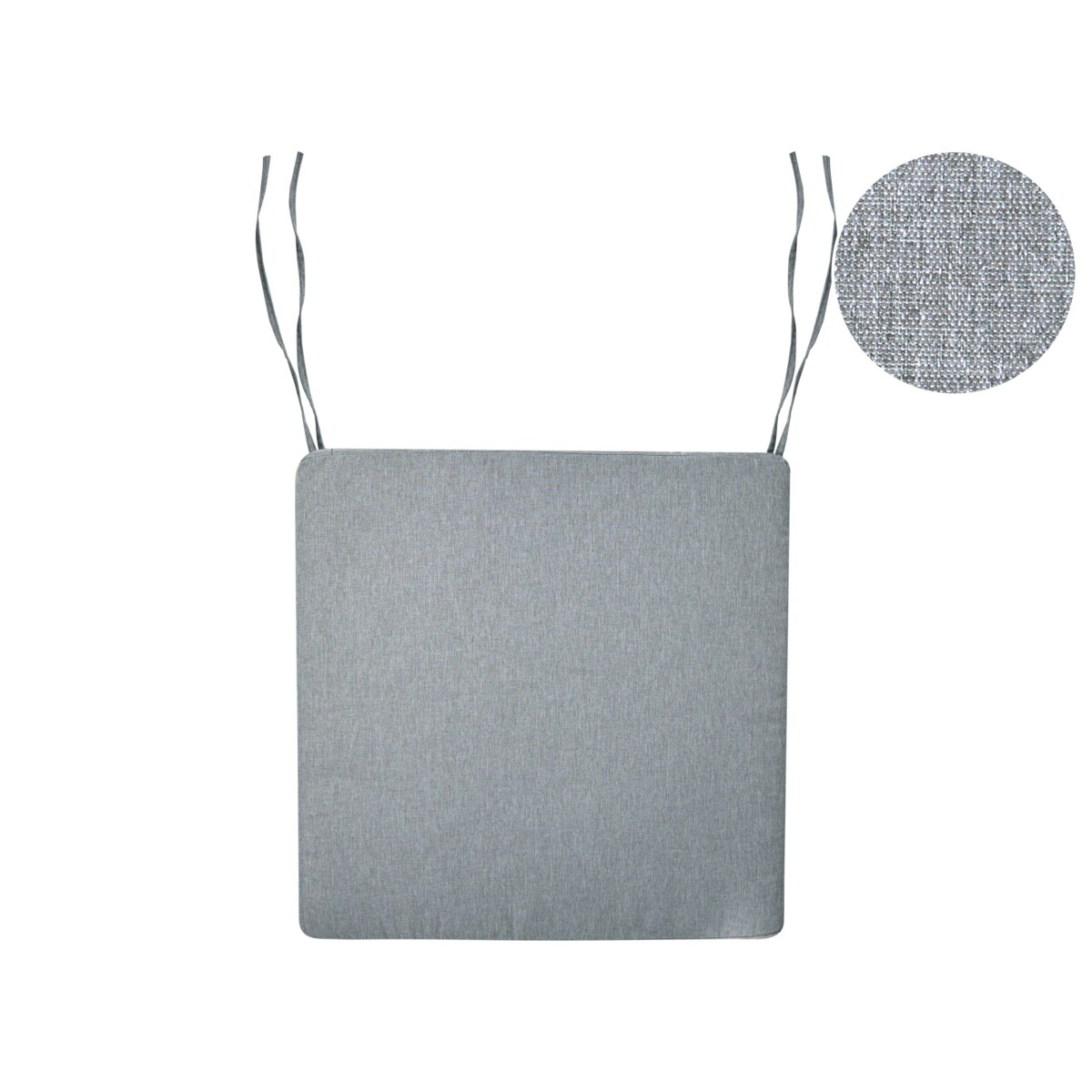 Poduszka na krzesło ogrodowe SASSARI PREMIUM 46 x 46 cm Szary melanż