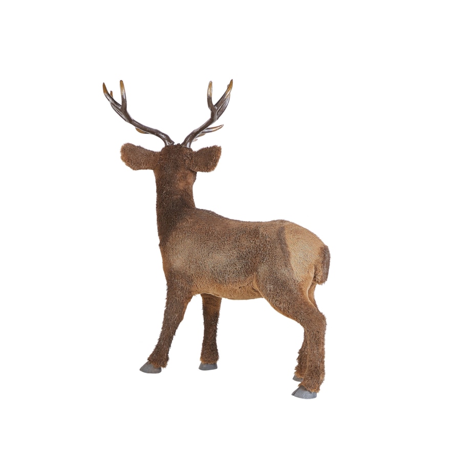 Figura dekoracyjna podłogowa renifer brązowa NESI