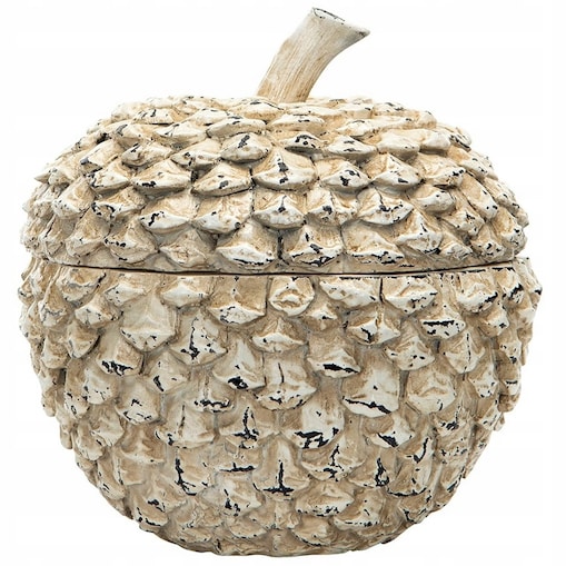 PUDEŁKO POJEMNIK SZYSZKA NA DROBIAZGI PIENIĄDZE KLUCZE MONETY CUKIERKI 15cm