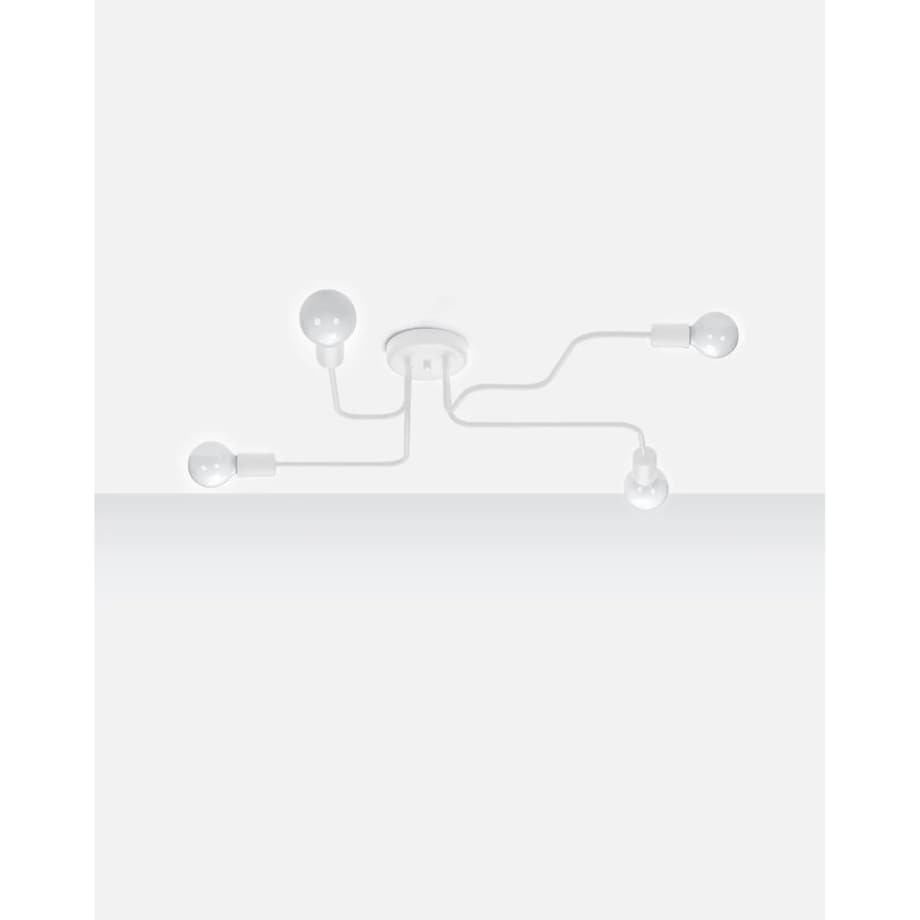 Żyrandol VECTOR 4 biały