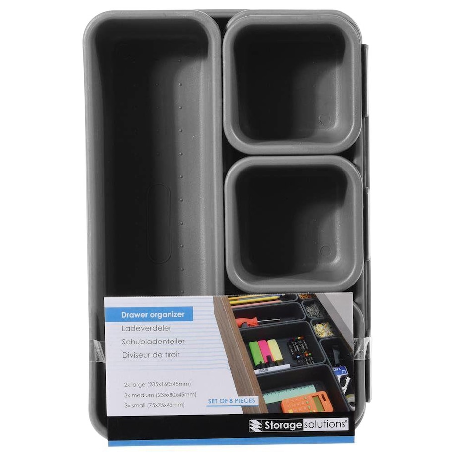 Organizer Do Szuflady 8 Elementów Biurowy Na Akcesoria
