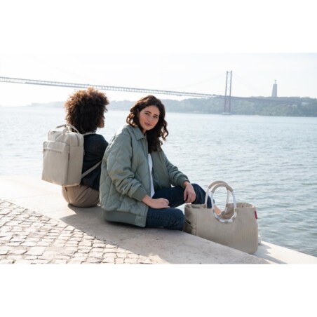 Plecak ALLDAY BACKPACK M, herringbone sand
