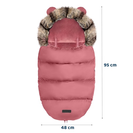 Śpiworek zimowy do wózka gondoli na sanki gruby Ricokids