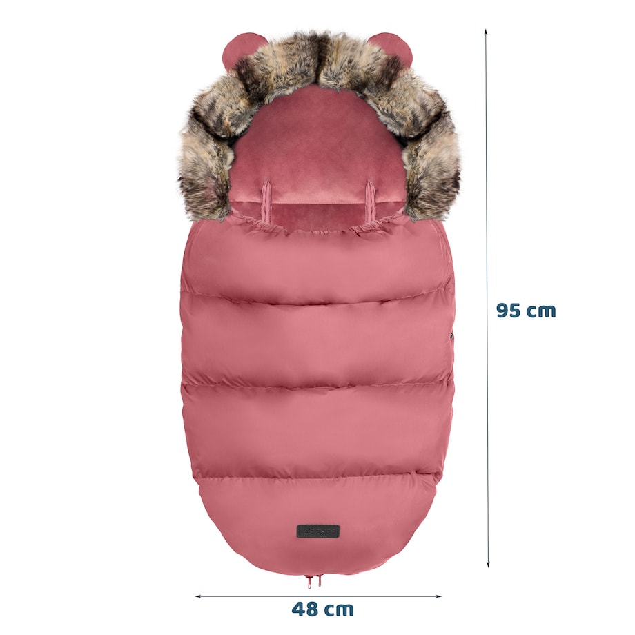 Śpiworek zimowy do wózka gondoli na sanki gruby Ricokids