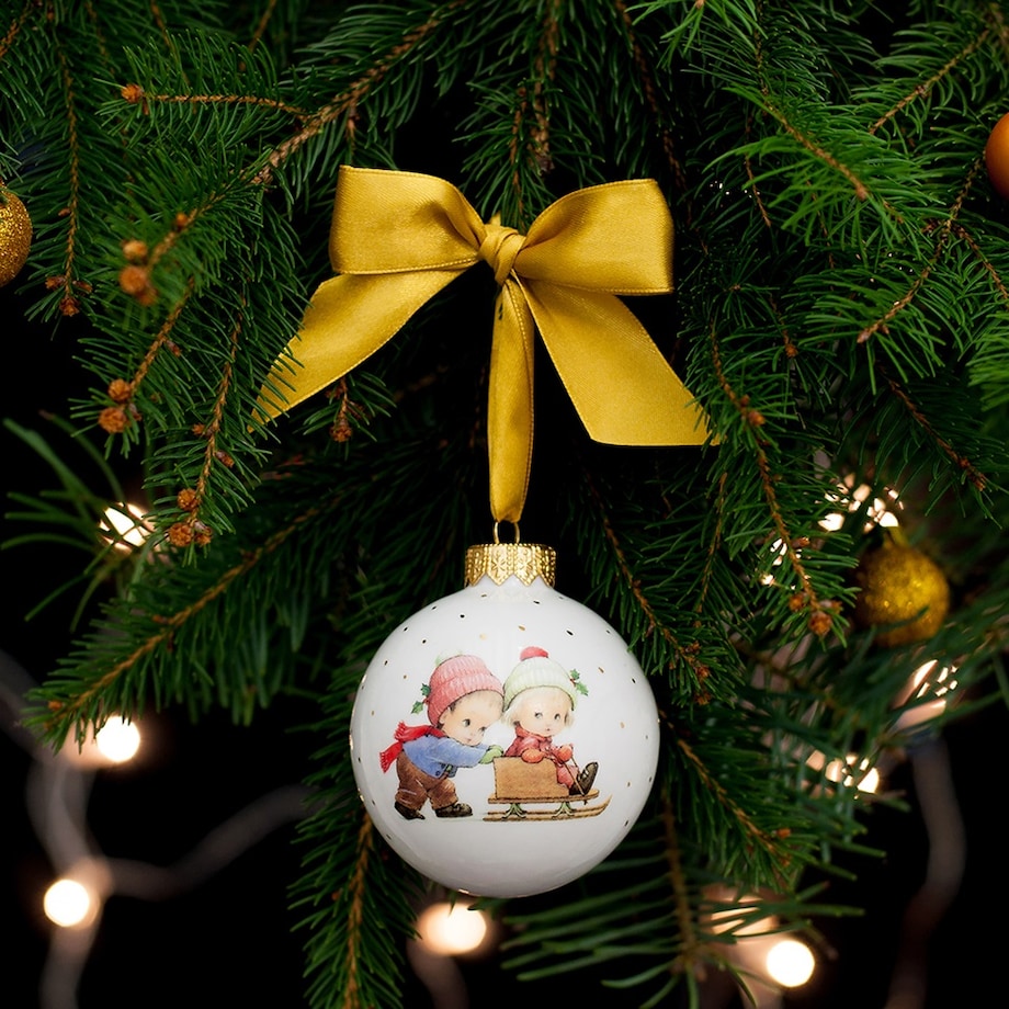 Bombka Dzieci na sankach G612