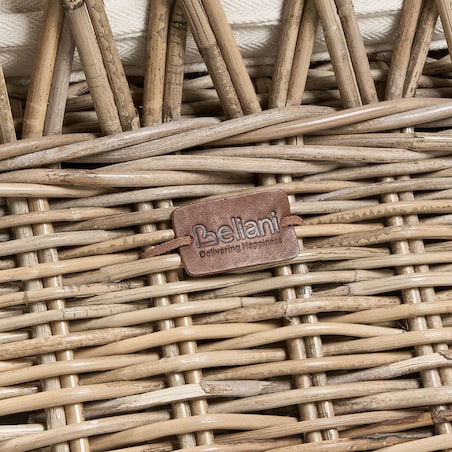 Fotel ogrodowy MAROS II Rattan Naturalny