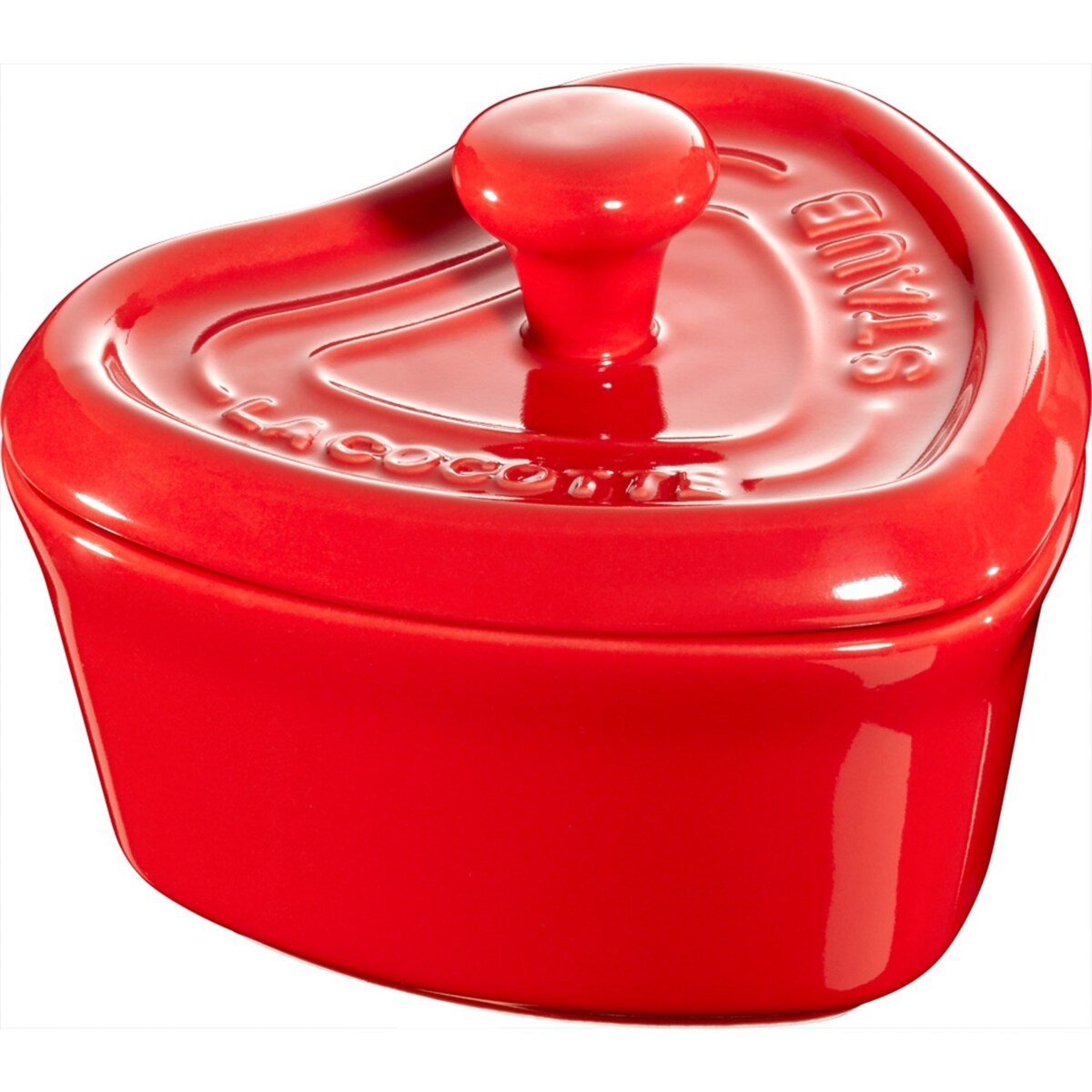 Staub Mini Cocotte Serce - 200 ml, Czerwony