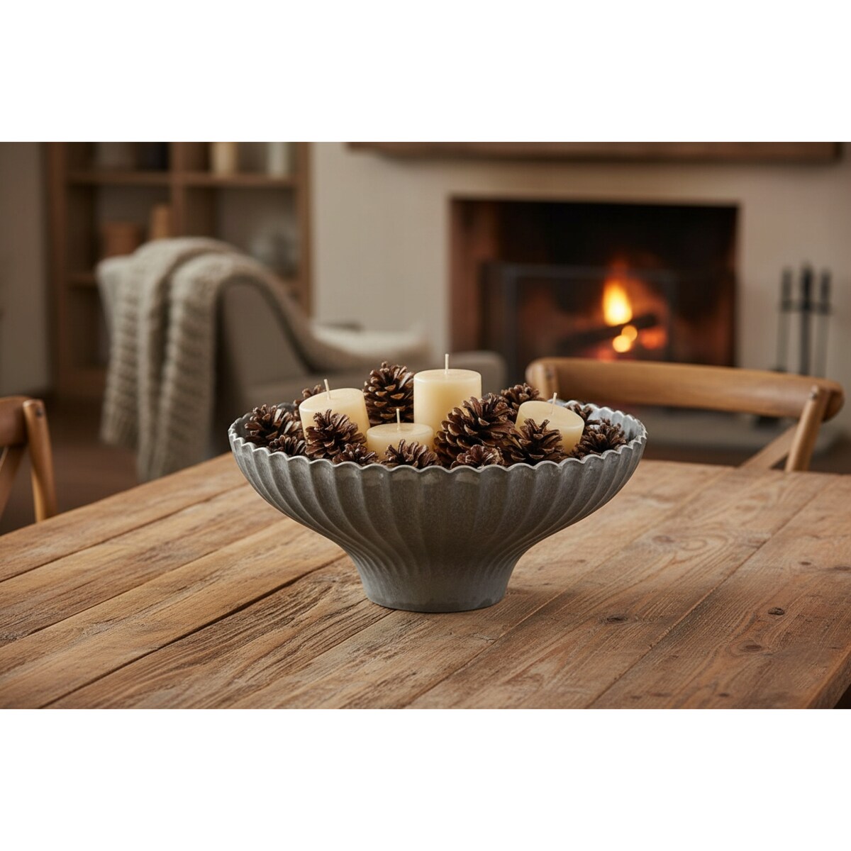 MISKA DEKORACYJNA MISA POIDEŁKO NA FONTANNĘ TWORZYWO Z RECYKLINGU 25cm