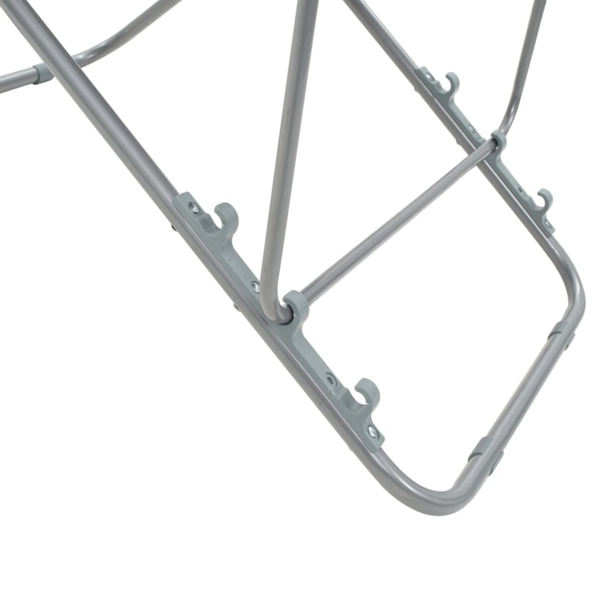 vidaXL Krzesła plażowe, 2 szt., stal i tkanina Oxford, niebieskie