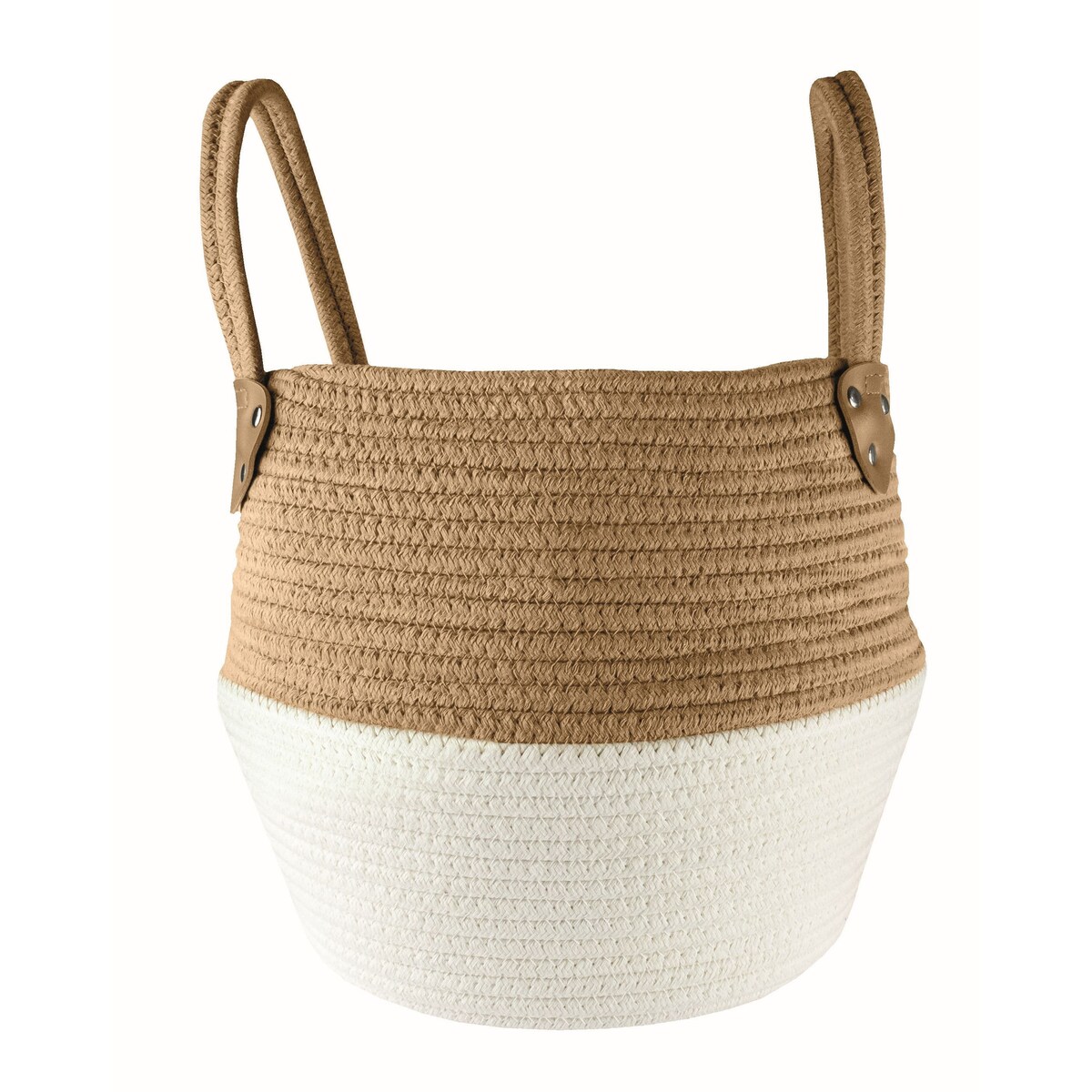 Kleine Wolke Patch Koszyk łazienkowy pleciony beżowy XL