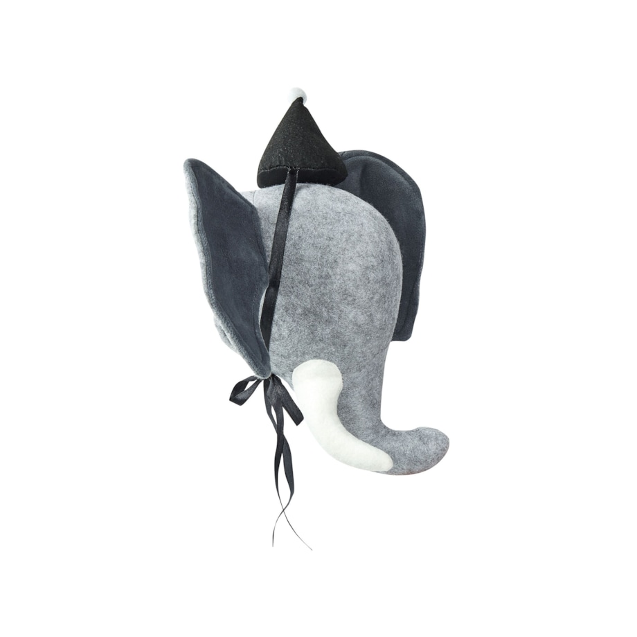 Pluszowa dekoracja ścienna słoń szary BADOU