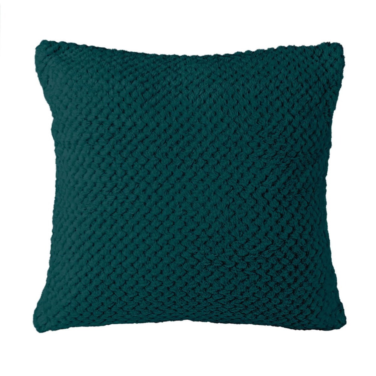 Poszewka żakardowa 40x40 kolor petrol