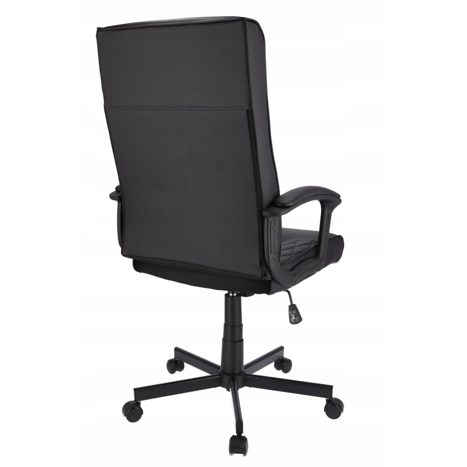 Fotel biurowy COMFORT ekoskóra czarny