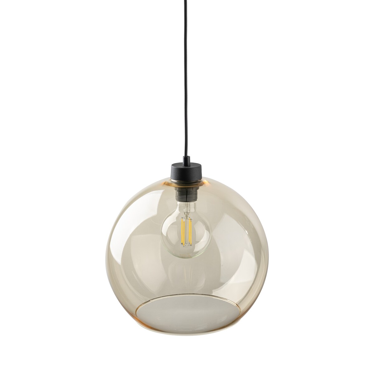 Kopułowa lampa wisząca Cubus 2064M TK Lighting szklana przydymiona