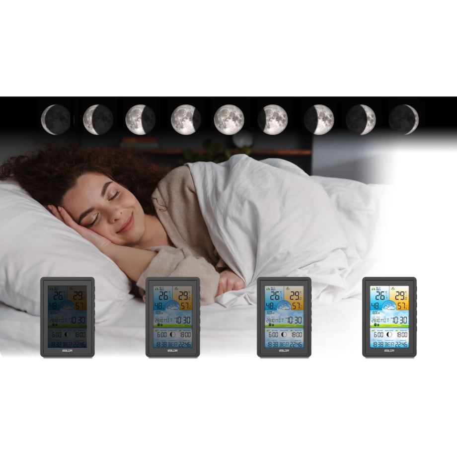 Bezprzewodowa stacja pogodowa pogody higrometr Baldr