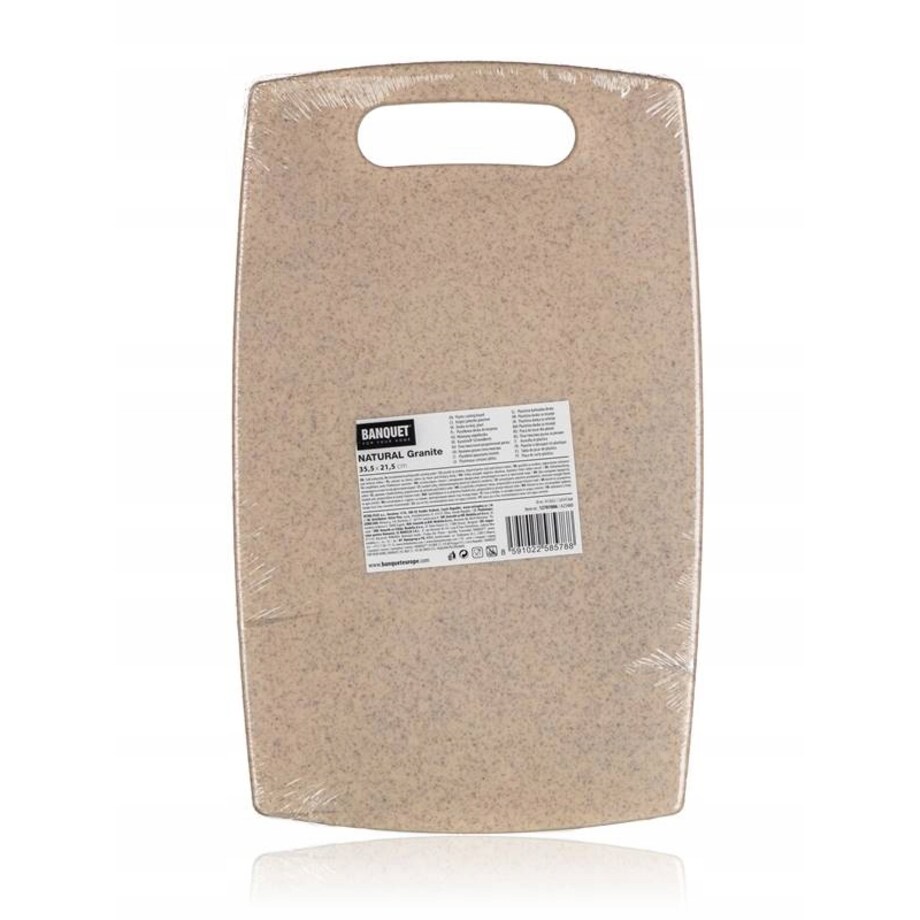 Deska do krojenia plastikowa NATURAL GRANITE 35x21cm kuchenna tacka