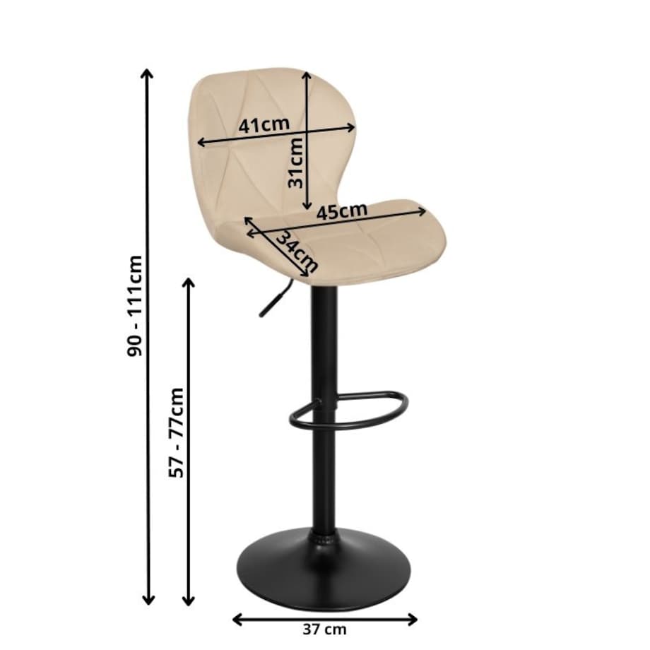 Hoker beżowy do kuchni jadalni wyspy obrotowy
