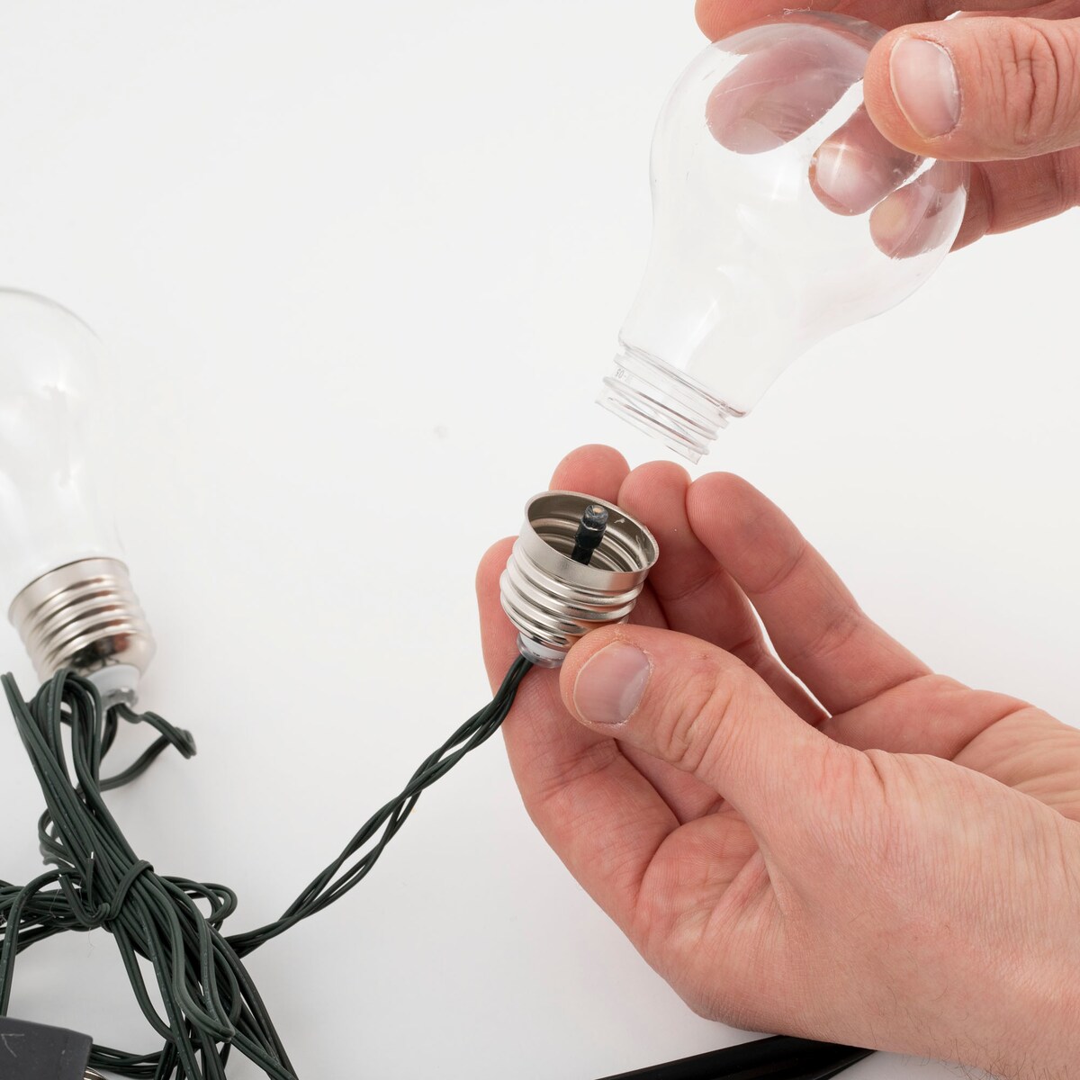 Girlanda ogrodowa PARTY, solarna, 10 lampek w kształcie żarówki