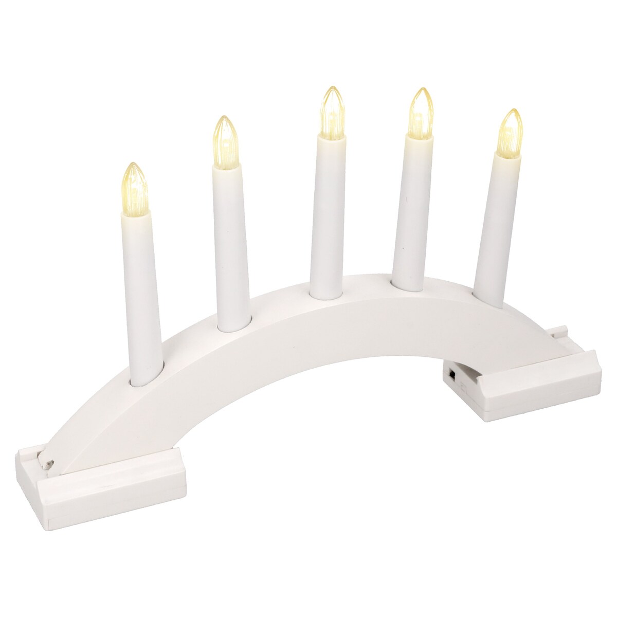 Świecznik 5 LED świąteczny LATARENKA na boże narodzenie TIMER baterie JUMI