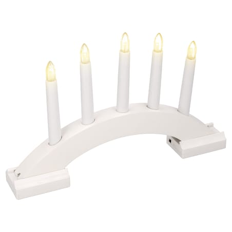 Świecznik 5 LED świąteczny LATARENKA na boże narodzenie TIMER baterie JUMI