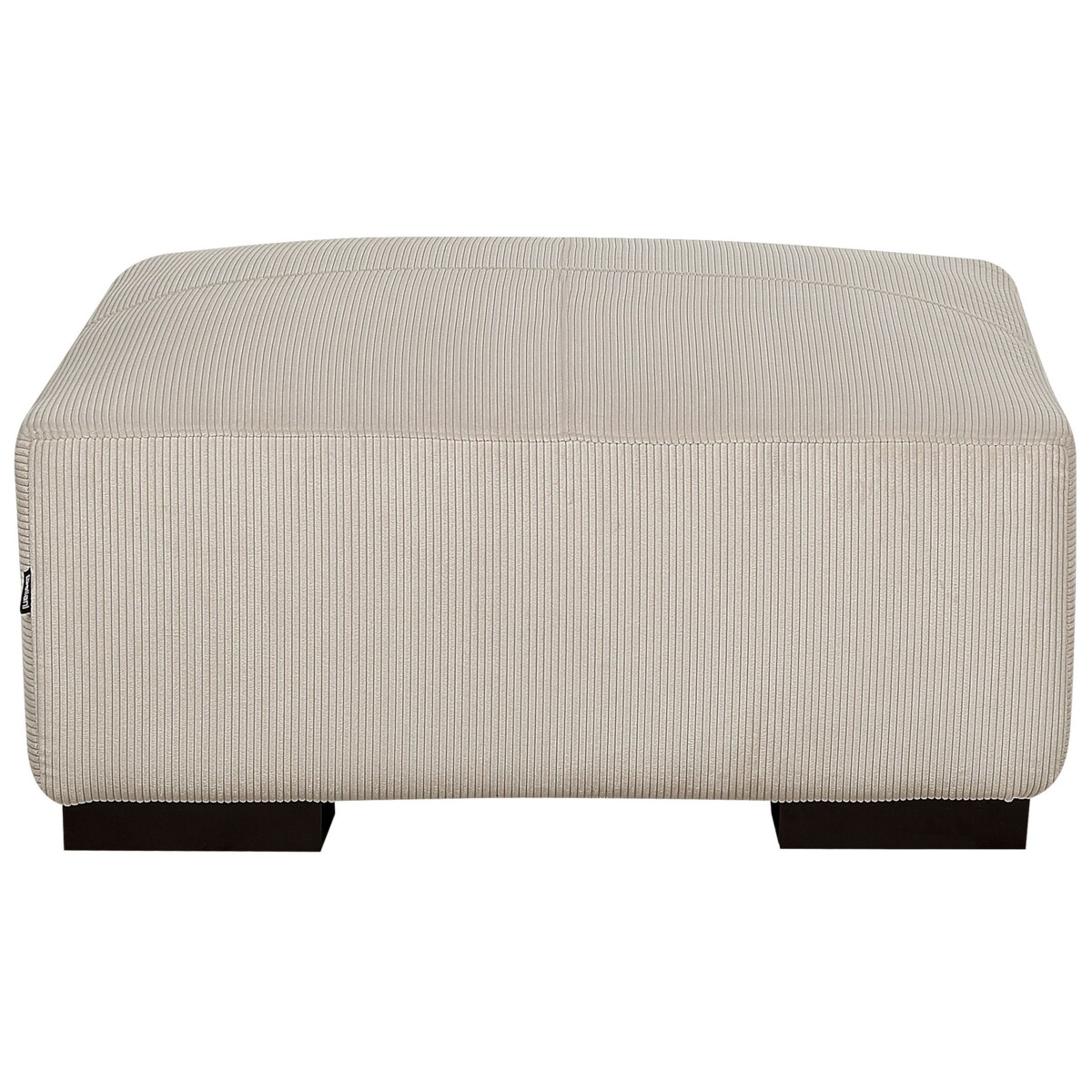 Otomana sztruksowa beżowa LUNGO