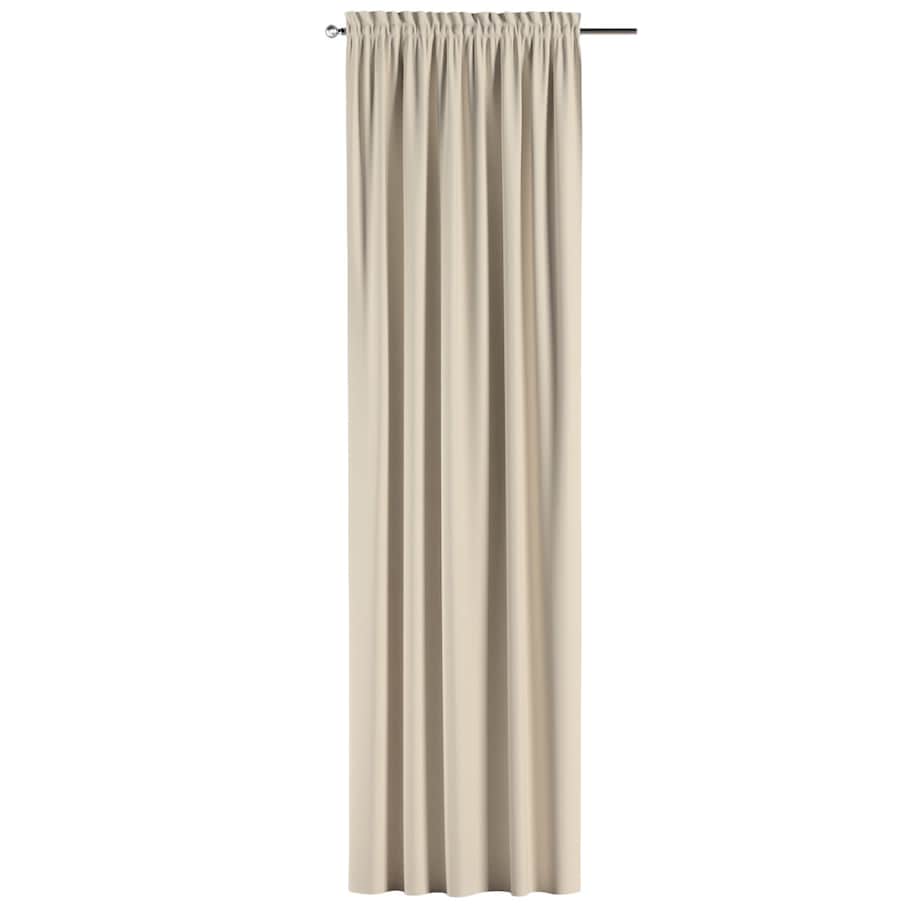 Zasłona na kanale z grzywką 1 szt. 130x245 beżowy