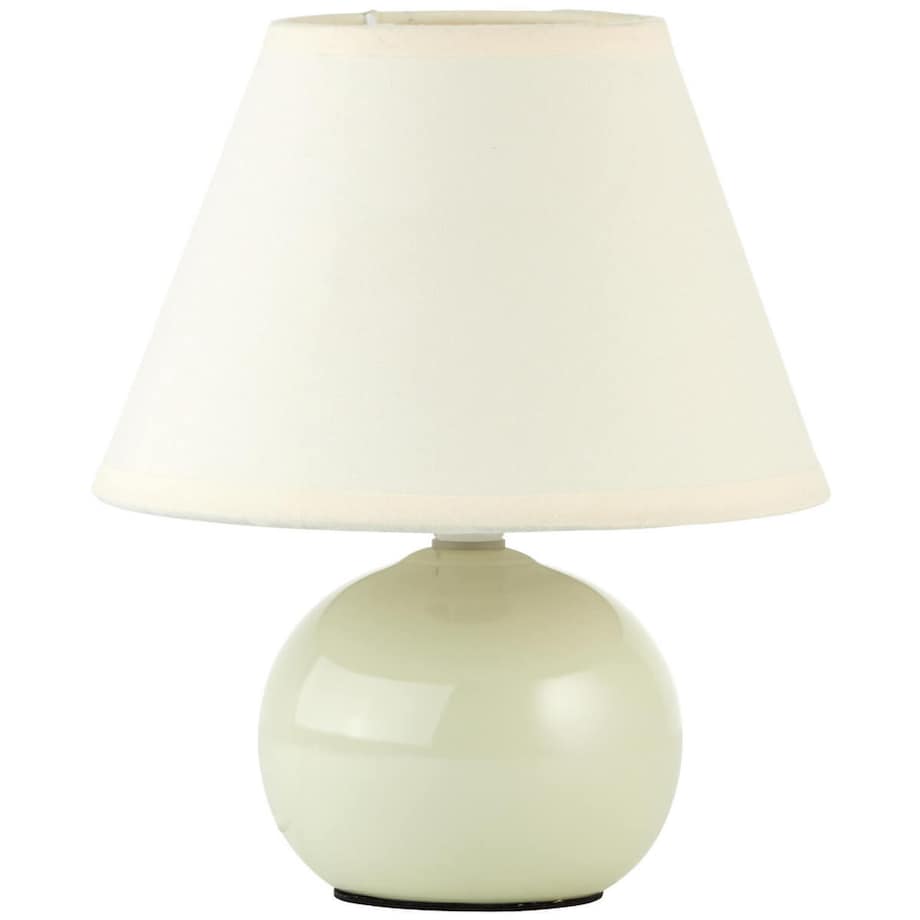 Abażurowa lampka stołowa Primo 61047/28 Brilliant ceramiczna beżowy
