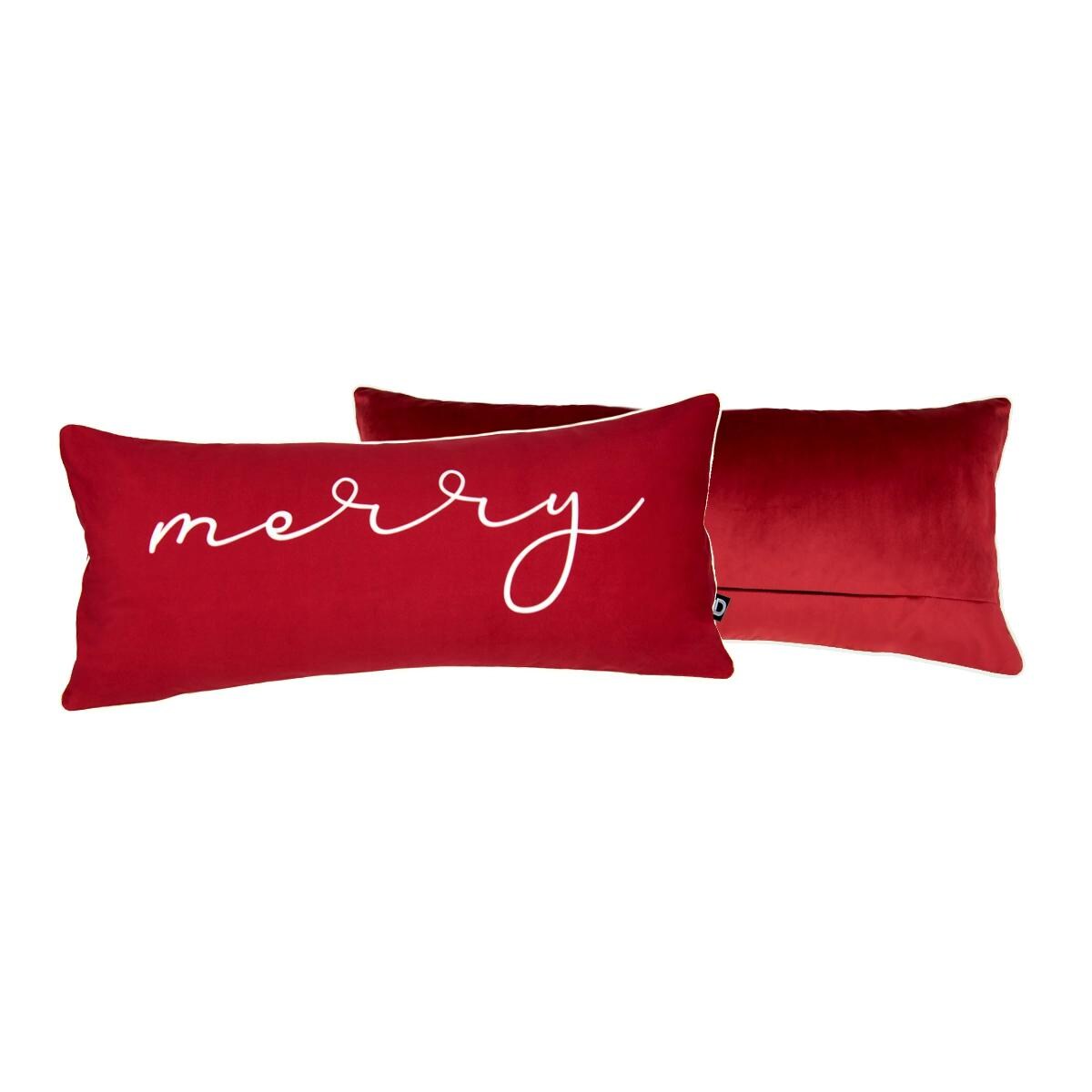 Poduszka XMAS wzór XM34 | Czerwone Merry 30 x 70 cm