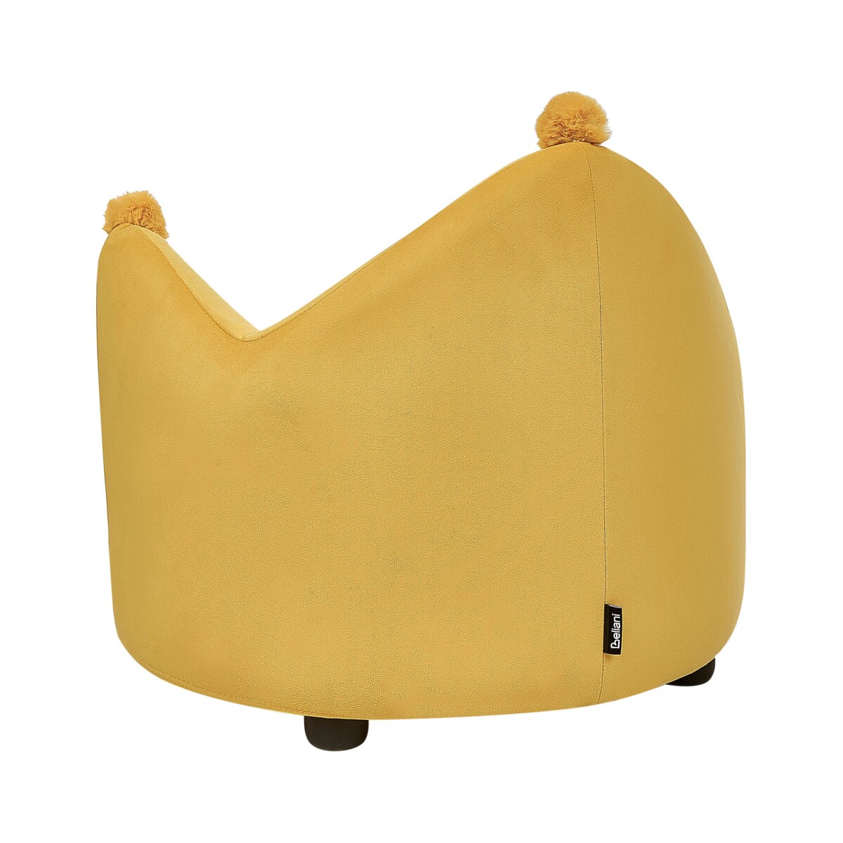Fotel dziecięcy Żółty VEGA