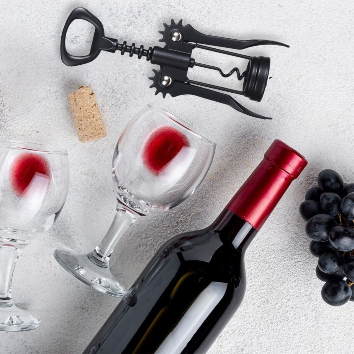 Korkociąg do Wina Otwieracz do Butelek Piwa metalowy Otwierak Uniwersalny