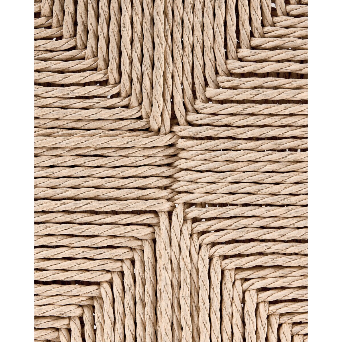 Zestaw 2 krzeseł do jadalni OAKDALE Drewno Ciemny brąz/ beżowy