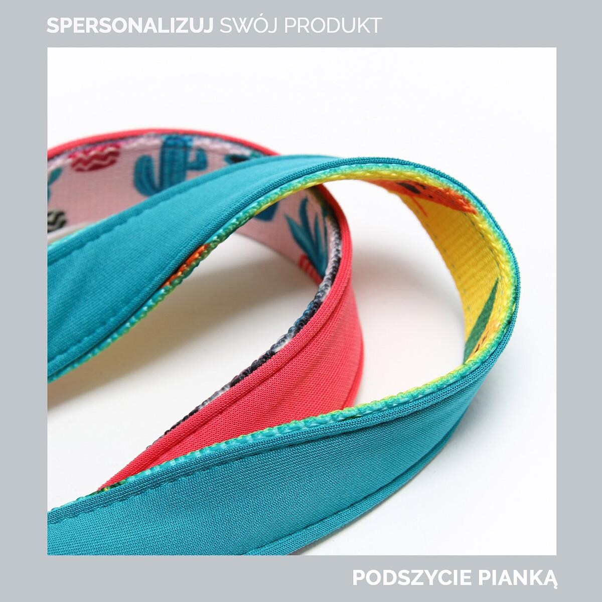 Obroża półzaciskowa dla psa lub kota "Psutomaki" - Szerokość taśmy: 25mm, Rozmiar: S