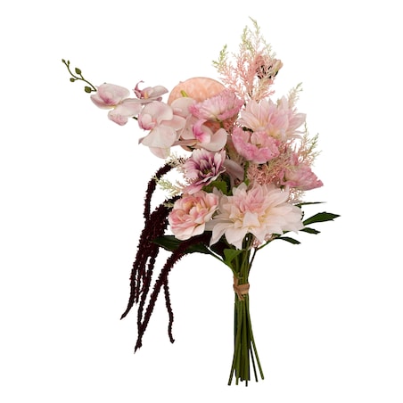 Bukiet sztucznych kwiatów WILD ROMANCE, różowy, 60 cm
