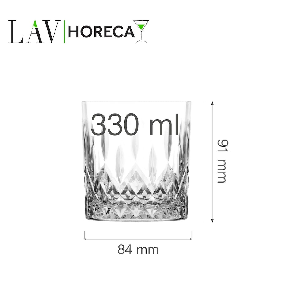 Szklanka do whiskey Edinburgh 330 ml, LAV