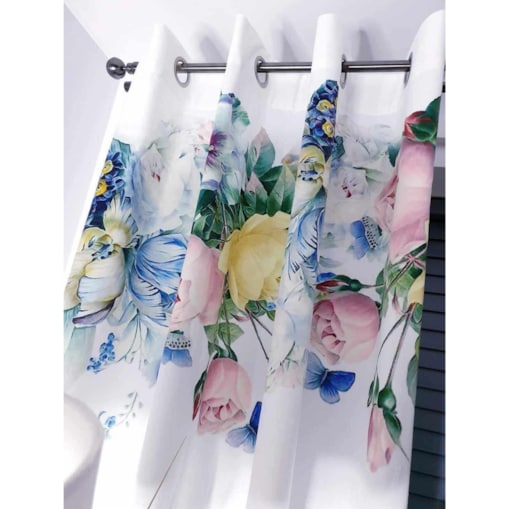 Zasłona welurowa Flowers 140x250 cm