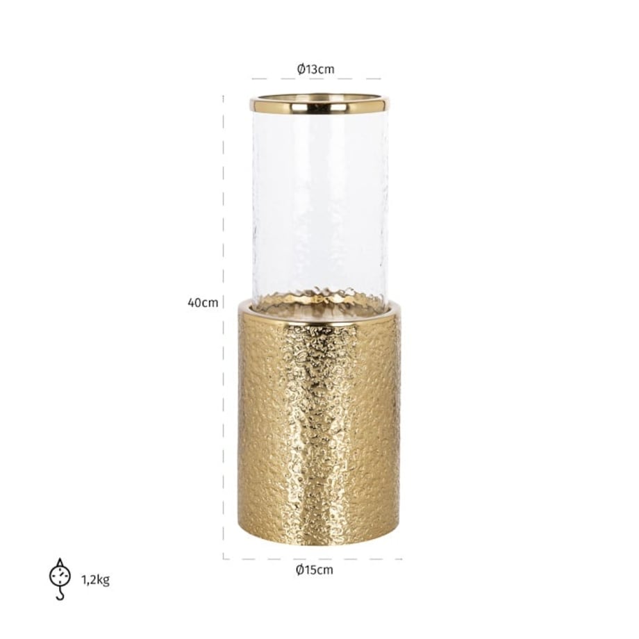 RICHMOND świecznik MARLOU L złoty