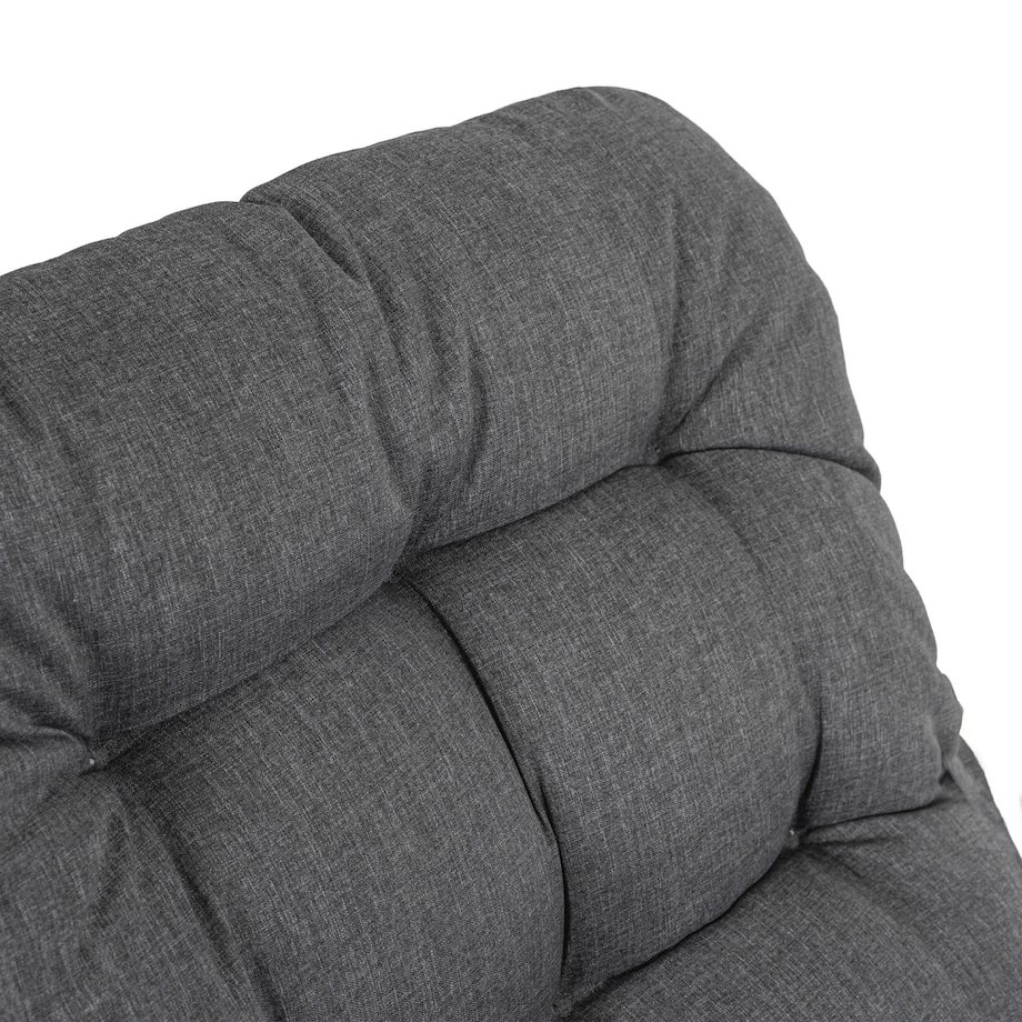 Zestaw Mebli Ogrodowych Wypoczynkowy Na Taras Ogród Działkę Szary MEGARA