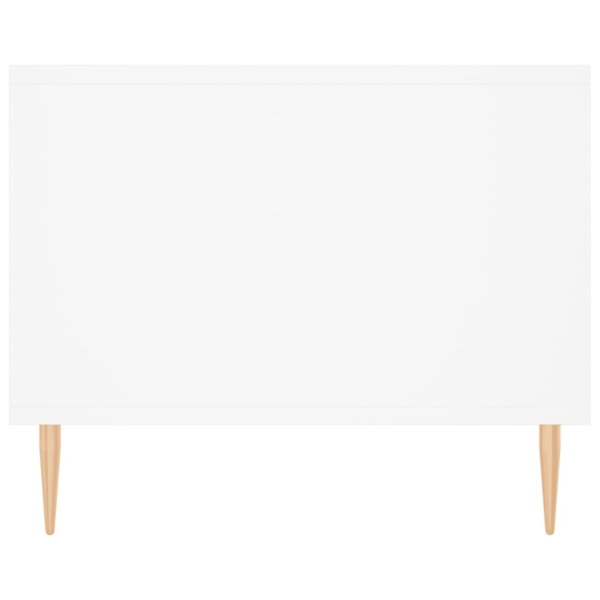 vidaXL Stolik kawowy, biały, 102x50x40 cm, materiał drewnopochodny