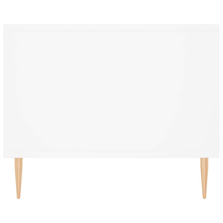 vidaXL Stolik kawowy, biały, 102x50x40 cm, materiał drewnopochodny