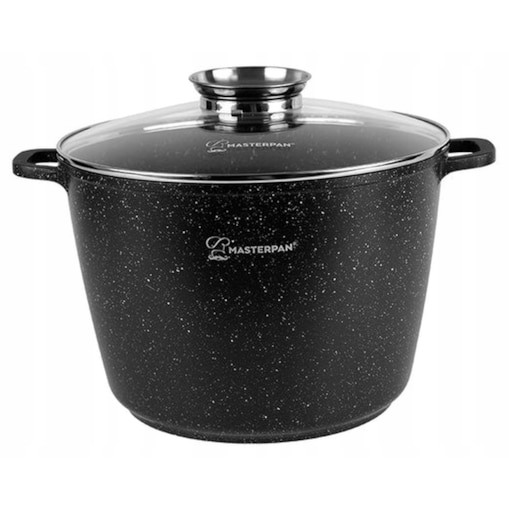 Garnek Marmurkowy 10L Z Pokrywką 28 Cm System Aroma Na Indukcję Gaz