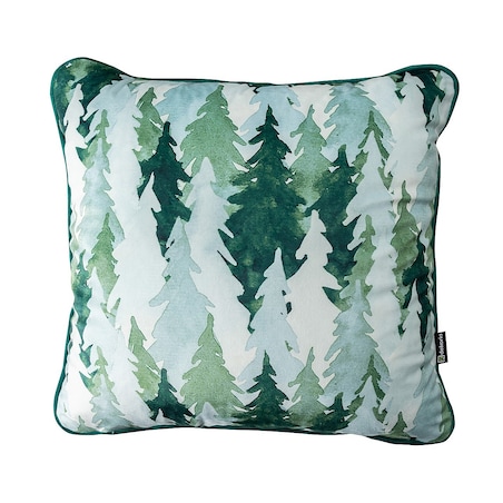 Poszewka na poduszkę Forest Depth 43x43 cm boże narodzenie, święta, świąteczne, zielony, 43 x 43cm