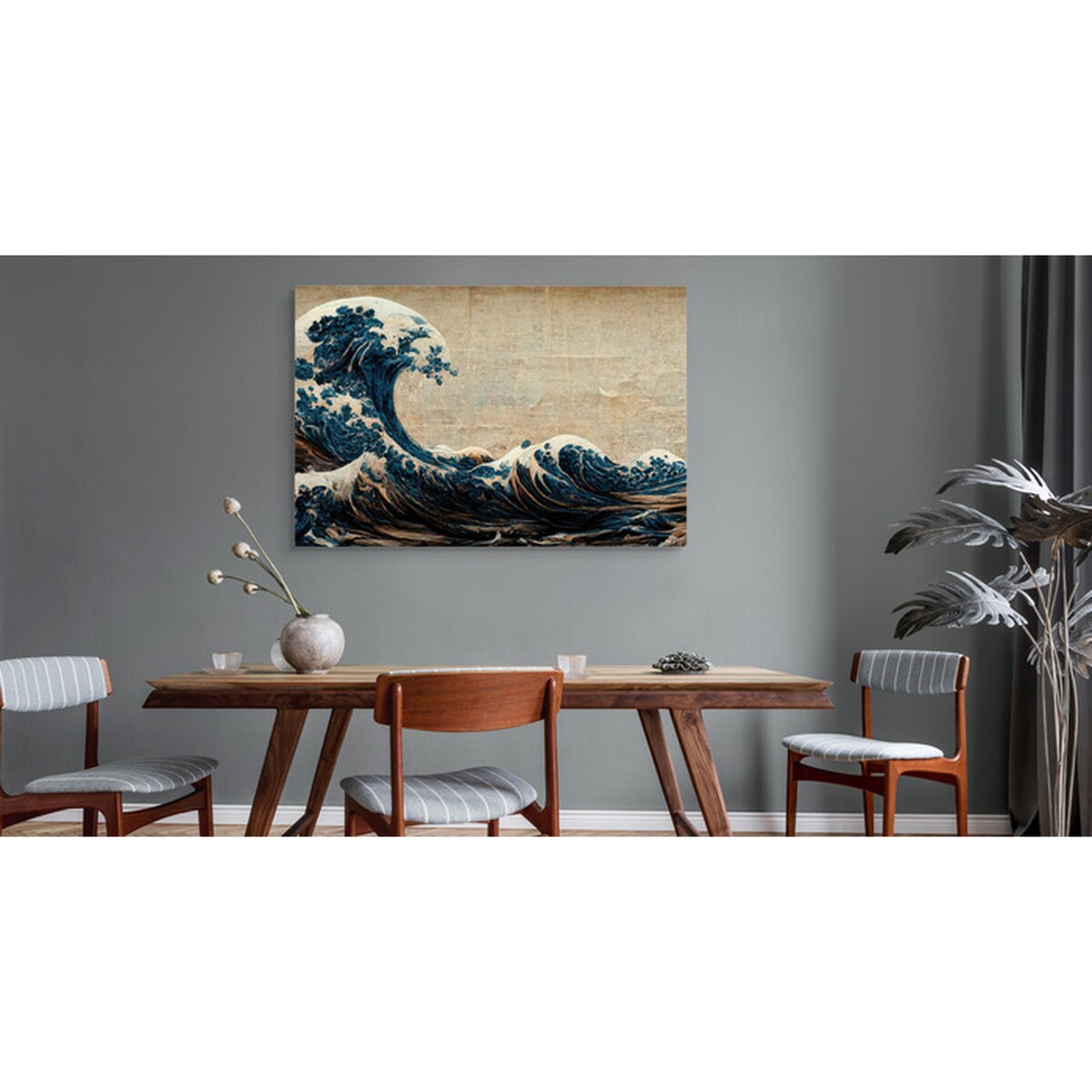 Obraz Na Płótnie Wielka Fala w Kanagawie 120x80cm