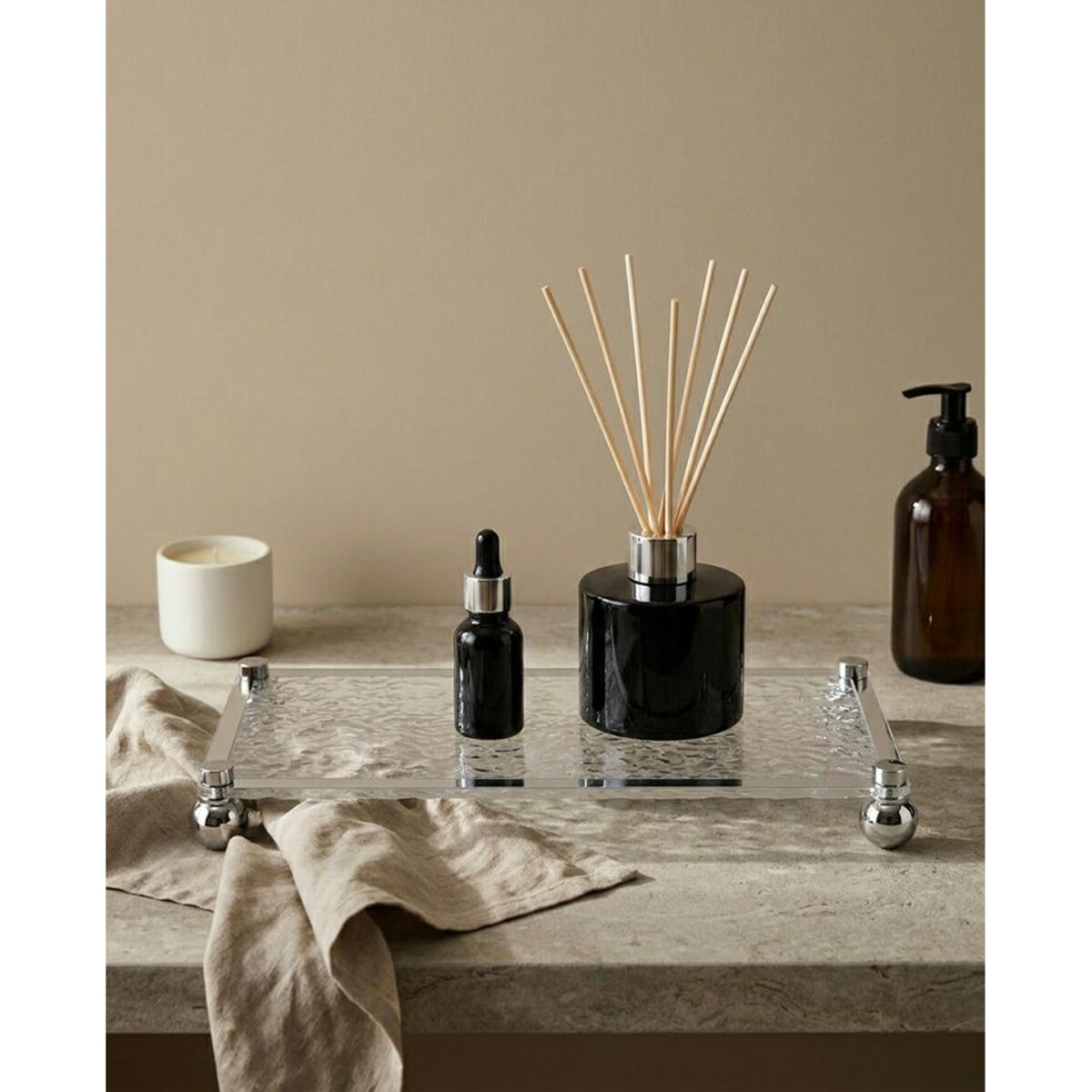 Taca dekoracyjna SHP RESIDENCE transparentna