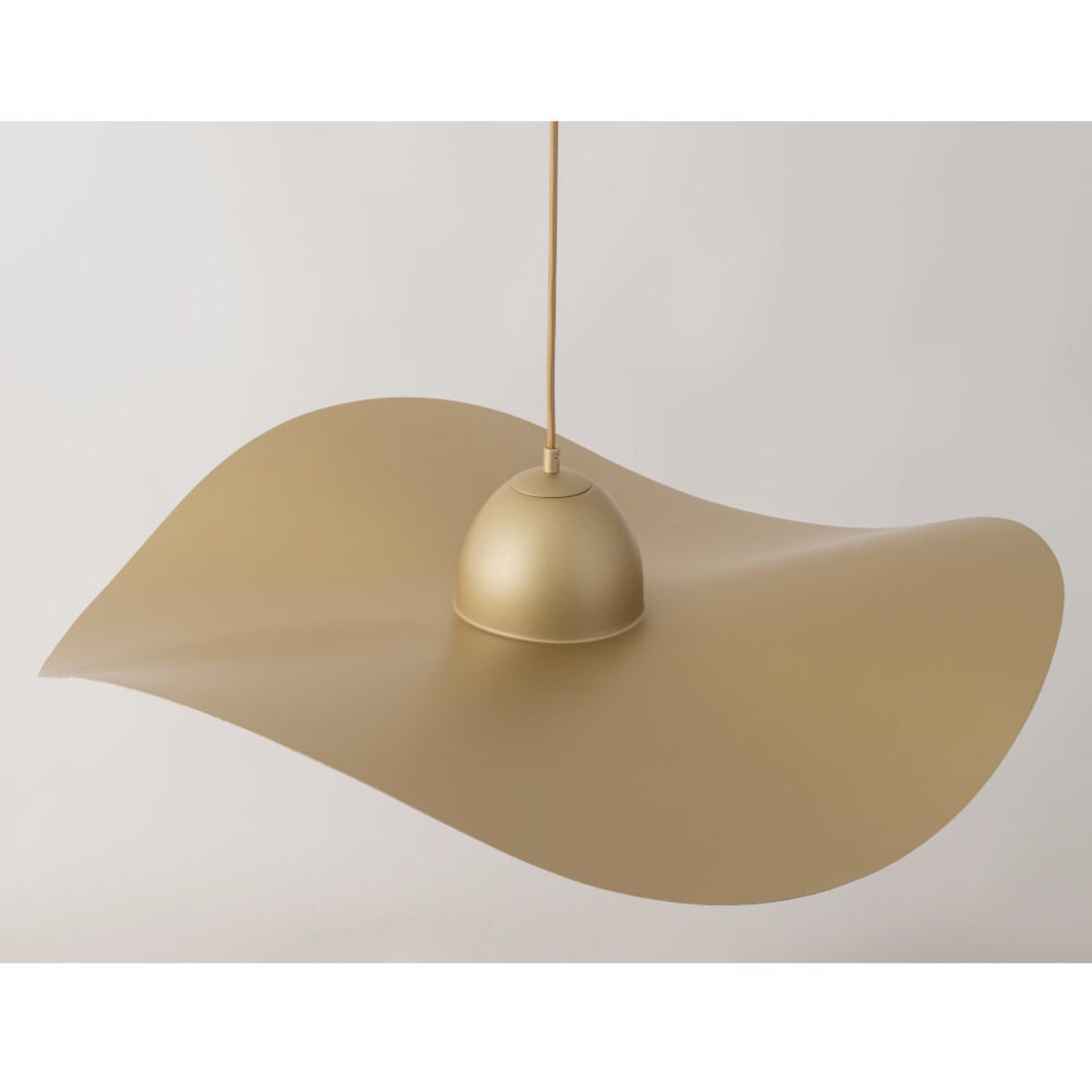 Metalowy zwis kuchenny KAPELLO wisząca lampa nad blat złota